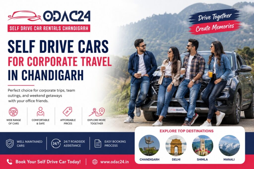 self drive cars in chandigarh for corporate travel
